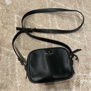 Kate Spade Black Double Zip Crossbody